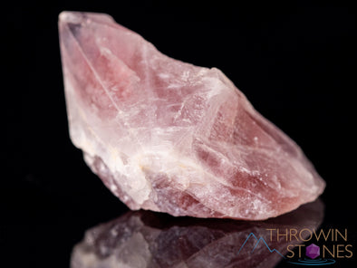 STRAWBERRY QUARTZ w AMETHYST Raw Crystal - Housewarming Gift, Home Decor, Raw Crystals and Stones, 40398-Throwin Stones