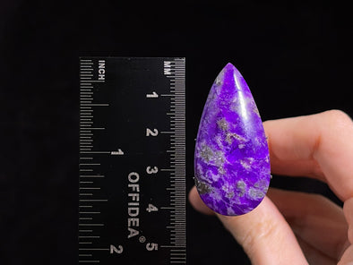SUGILITE Cabochon - Teardrop, SemiGel - Gemstones, Jewelry Making, Crystals, 45995-Throwin Stones