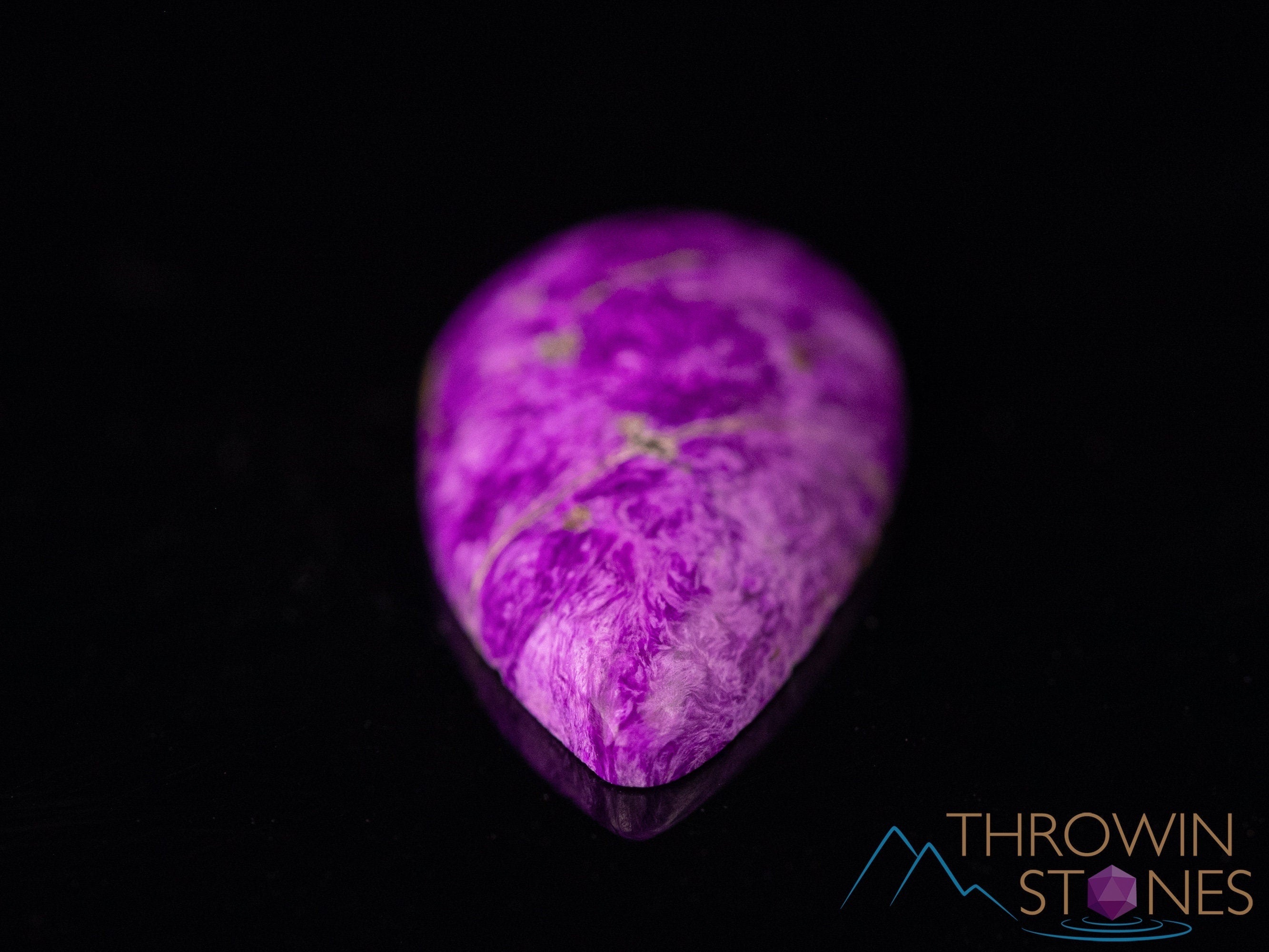 SERAPHINITE Cabochon - Heart - Gemstones, Jewelry Making, Crystals, 47 –  Throwin Stones