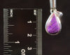 SUGILITE Crystal Pendant - AA, Sterling Silver, Teardrop Cabochon - Fine Jewelry, Healing Crystals and Stones, 54213-Throwin Stones