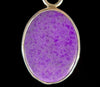 SUGILITE Crystal Pendant - Sterling Silver, Oval - Handmade Jewelry, Healing Crystals and Stones, 51405-Throwin Stones