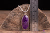 SUGILITE Crystal Pendant - Sterling Silver, Oval - Handmade Jewelry, Healing Crystals and Stones, J1231-Throwin Stones