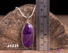 SUGILITE Crystal Pendant - Sterling Silver, Oval - Handmade Jewelry, Healing Crystals and Stones, J1231-Throwin Stones