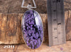 SUGILITE Crystal Pendant - Sterling Silver, Oval - Handmade Jewelry, Healing Crystals and Stones, J1311-Throwin Stones