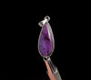 SUGILITE Crystal Pendant - Sterling Silver, Teardrop - Handmade Jewelry, Healing Crystals and Stones, 49457-Throwin Stones
