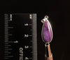 SUGILITE Crystal Pendant - Sterling Silver, Teardrop - Handmade Jewelry, Healing Crystals and Stones, 49457-Throwin Stones