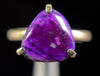 SUGILITE Crystal Ring - Size 6 - Gold Ring, Crystal Ring, Cocktail Ring, Boho Jewelry, 50834-Throwin Stones