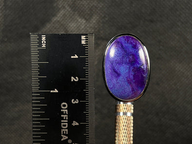 SUGILITE Crystal Ring - Size 7.5 - Mens Black Ring, Gemstone Ring, Handmade Jewelry, 49316-Throwin Stones