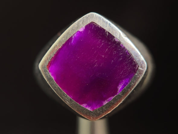SUGILITE Crystal Ring - Size 8.5, Sterling Silver - Crystal Ring, Cocktail Ring, Boho Jewelry, 45989-Throwin Stones