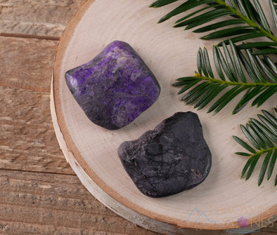 SUGILITE wtih MANGANESE Crystals - Tumbled Healing Stones, Self Care Gift, E0659-Throwin Stones