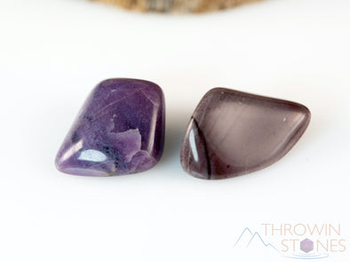 SUGILITE wtih MANGANESE Crystals - Tumbled Healing Stones, Self Care Gift, E0659-Throwin Stones