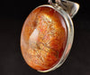 SUNSTONE Crystal Pendant - Sterling Silver, Oval Cabochon - Fine Jewelry, Healing Crystals and Stones, 54203-Throwin Stones