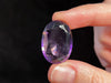 SUPER SEVEN AMETHYST - Large Faceted Oval - Birthstone, Gemstones, Jewelry Making, Semi Precious Stones, 42031-Throwin Stones