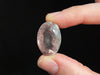 SUPER SEVEN QUARTZ - Large Faceted Oval - Gemstones, Jewelry Making, Semi Precious Stones, 42028-Throwin Stones
