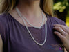 Silver Plated Chain - Snake, Rope, Cable, 18", 24", 35"- Silver Chain Necklace, E1190-Throwin Stones