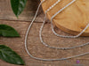 Silver Plated Chain - Snake, Rope, Cable, 18", 24", 35"- Silver Chain Necklace, E1190-Throwin Stones