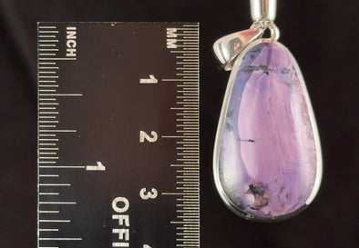 TIFFANY STONE Crystal Pendant - Sterling Silver, Opal Fluorite Bertrandite Beryllium - Fine Jewelry, Healing Crystals and Stones, 54505-Throwin Stones