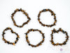 TIGERS EYE Crystal Bracelet - Chip Beads - Beaded Bracelet, Handmade Jewelry, Healing Crystal Bracelet, E1774-Throwin Stones