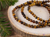 TIGERS EYE Crystal Bracelet - Round Beads - Beaded Bracelet, Handmade Jewelry, Healing Crystal Bracelet, E0604-Throwin Stones