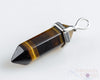 TIGERS EYE Crystal Pendant - Crystal Points, Handmade Jewelry, Healing Crystals and Stones, E1263-Throwin Stones