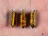 TIGERS EYE Crystal Pendant - Crystal Points, Pendulum, Handmade Jewelry, Healing Crystals and Stones, E1953-Throwin Stones