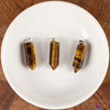 TIGERS EYE Crystal Pendant - Crystal Points, Pendulum, Handmade Jewelry, Healing Crystals and Stones, E1953-Throwin Stones