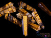 TIGERS EYE Crystal Points - Mini - Jewelry Making, Healing Crystals and Stones, E2009-Throwin Stones
