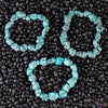 TURQUOISE Crystal Bracelet - Nugget Chip Beads - Beaded Bracelet, Handmade Jewelry, Healing Crystal Bracelet, E2187-Throwin Stones