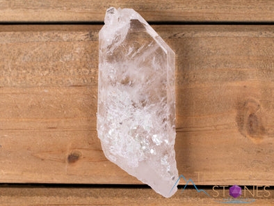Tabular COOKEITE in Clear QUARTZ Raw Crystal - Housewarming Gift, Home Decor, Raw Crystals and Stones, 40845-Throwin Stones