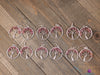 Tree of Life Earrings, Pink TOURMALINE Crystal Statement Earrings - Dangle Earrings, Handmade Jewelry, E2093-Throwin Stones