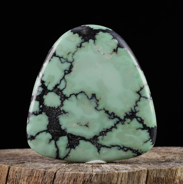 Turquoise VARISCITE Crystal Cabochon - Gemstones, Jewelry Making, Crystals, 37286-Throwin Stones