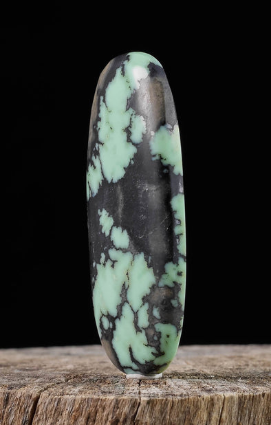 Turquoise VARISCITE Crystal Cabochon - Oval - Gemstones, Jewelry Making, Crystals, 37279-Throwin Stones