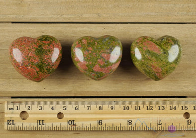 UNAKITE Crystal Heart - Self Care, Mom Gift, Home Decor, Healing Crystals and Stones, E0166-Throwin Stones