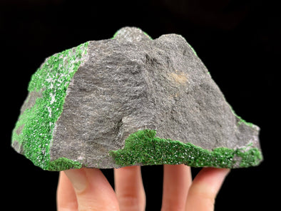 UVAROVITE Raw Crystal Cluster Druzy - Rare Calcium Chromium Green Garnet Stone - Home Decor, Raw Crystals and Stones, 51651-Throwin Stones