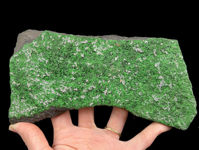 UVAROVITE Raw Crystal Cluster Druzy - Rare Calcium Chromium Green Garnet Stone - Home Decor, Raw Crystals and Stones, 51653-Throwin Stones