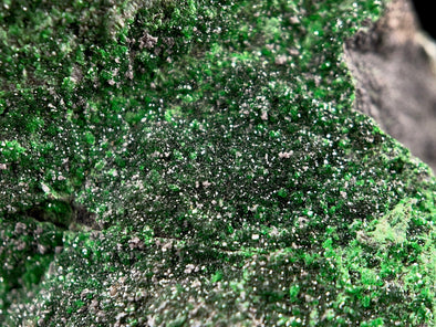 UVAROVITE Raw Crystal Cluster Druzy - Rare Calcium Chromium Green Garnet Stone - Home Decor, Raw Crystals and Stones, 51665-Throwin Stones