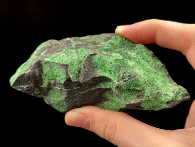 UVAROVITE Raw Crystal Cluster Druzy - Rare Calcium Chromium Green Garnet Stone - Home Decor, Raw Crystals and Stones, 51669-Throwin Stones