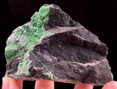 UVAROVITE Raw Crystal Cluster Druzy - Rare Calcium Chromium Green Garnet Stone - Home Decor, Raw Crystals and Stones, 51676-Throwin Stones