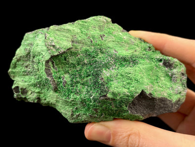 UVAROVITE Raw Crystal Cluster Druzy - Rare Calcium Chromium Green Garnet Stone - Home Decor, Raw Crystals and Stones, 51685-Throwin Stones