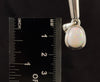 WHITE OPAL Gemstone Pendant - Australian - Authentic White Opal Crystal Cabochon Set in a Sterling Silver Open Back Bezel, 53213-Throwin Stones