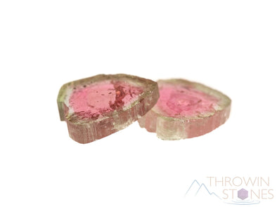 Watermelon TOURMALINE Crystal Cabochons - Trillion Cut - Birthstones, Gemstones, Jewelry Making, 39606-Throwin Stones