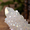 White Angel AURA QUARTZ Crystal - Lotus - Rainbow Quartz Crystal, Spirit Quartz, Crystal Decor, E2005-Throwin Stones
