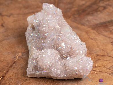 White Angel AURA QUARTZ - Rainbow Quartz Crystal, Spirit Quartz, Crystal Decor, 46682-Throwin Stones