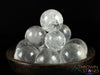 White QUARTZ Crystal Sphere - Crystal Ball, Housewarming Gift, Home Decor, E0637-Throwin Stones