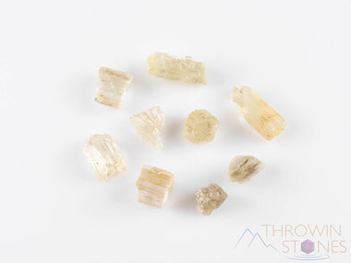 YELLOW SCAPOLITE Raw Crystals - Gemstones, Jewelry Making, Healing Crystals and Stones, E0695-Throwin Stones