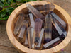 Yellow FLUORITE Crystal Points - Mini - Jewelry Making, Healing Crystals and Stones, E1402-Throwin Stones
