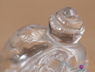 CLEAR HIMALAYAN QUARTZ Crystal Ganesha - Lord Ganesh Statue, Crystal Carving, Home Decor, Healing Crystals and Stones, 40697