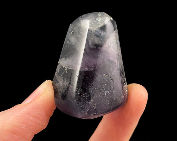 Banded Fluorite LRG Tumbled Stone Chian A0087-Throwin Stones